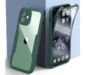 Funda completa 360 para iPhone 16 Pro Max 15 Plus 16E Funda para iPhone 15 14 11 Pro Max 13 12 Mini Funda protectora de pantalla para teléfono