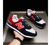 Leten  NB 574 beautiful charcoal blue sneakers H4ZD Work shoes