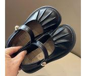 2024 Summer Autumn New Children Leather Shoes for Girls Fashion Soft Comfortable Princess Elegant Style Anti-slippery Light Shoe