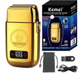 kemei TX3 metal housing rechargeable electric shaver for men hair beard electric razor bald head shaving machine professional
