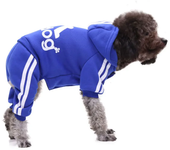 Monos para Perros Cálidos Sudadera con Capucha para Cachorros Ropa de Mascota para Yorkie y Bulldog Francés