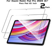2 Pack Tempered Protector Poco 12.1 Inch Screen Protectors for Xiaomi Redmi Pad Pro 2024 12.1" Glass Film
