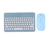 For iPad Mini 6 Air and Mouse Combo Wireless Bluetooth Russian Spanish Keyboard Teclado for Android IOS Windows Tablet