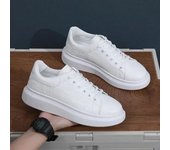 Zapatos Casual Hombre,2025 Nuevo,Suela Gruesa Zapatillas Casual Cordones,Zapatos Multifuncionales Cuero Muffin,Zapatos Altos Hombre