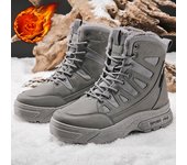 Zapatos De Algodón Con Cordones De Terciopelo Para Hombre, Botas De Algodón Térmicas
