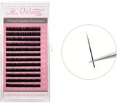 Qeelasee 6/7mm Flat Ellipse Eyelashes Bottom Lashes Under Eyelash Extensions Short Lashes Eyebrow Lashes Makeup