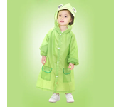 Chubasquero Niños, Impermeable Lindo de Dibujos Animados con Capucha y Botones, Portátil Ligero Chaquetas de Lluvia Ropa, Reutilizable Impermeables para Niños Niñas