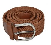 Cinturón trenzado extensible y elástico para hombres y mujeres, para Vaqueros, Cintura Ajustable Medida 110x3CM