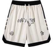 Verano fuera de desgaste pantalones cortos de los deportes de los hombres suelta casual 250g nuevo oxígeno de algodón recta de baloncesto de cinco minutos de pantalones