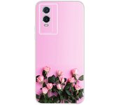 For Vivo Y76 5G 2021 Case Fundas Donut Butterfly Pattern Painting Etui Back Cover For Vivo Y76 Y 76 VIVOY76 5G Silicone Tpu Case