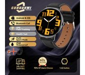 New reloj inteligente 1.43" AMOLED 7.9mm ultra-thin,always displays time,Bluetooth call,GPS tracker for men Sports wristband