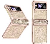 Mechanical Plastic For Samsung Galaxy Z Flip 3 5G Case Clear Hinge Protection Cover