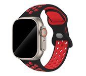 Strap For Apple watch band 44mm 49mm 45mm 41mm 40mm 38mm 42mm Silicone breathable bracelet iwatch series 8 7 se 6 5 4 Ultra 49mm