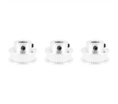 3X Aluminum GT2 36 Teeth 8mm Bore Timing Belt Pulley Flange Synchronous Wheel for 3D Printer