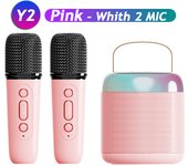 Micrófono inalámbrico Y5, máquina de Karaoke with Altavoz Bluetooth, Luces RGB de Fantasía, efectos, HIFI Subwoofer, KTV, de sonido System DSP, Y3, Y2, Y1