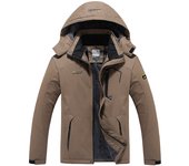 Women Men Winter Fashion Ski Snowboard Jacket Thermal Fleece Waterproof Fish Casual Work Rain Jacket Coat Windbreaker Parka