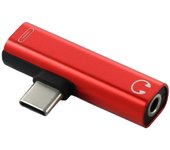 1pc Mini 2 In 1 USB Type C Adapter 3.5mm Jack Audio Headphone Adapter USB-C Charging Adapter For Mobile Phone