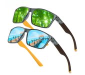 Nuevas gafas de sol polarizadas para hombres y mujeres, gafas de sol deportivas, gafas de moda coloridas cuadradas, gafas de conducción de ciclismo