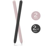 Suitable for Apple Pencil Pro sets, 2 packs, ultra-thin silicone skin protection case, iPad pencil case