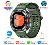 New Smartwatch 7 Ultra Men Full Touch Bluetooth Call Watch NFC Compass Sports Waterproof AMOLED Screen Women For Android ios ﻿