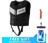 Life Vest Adults Surf Vest Kayak Wakeboard Motorboats Raft Rescue Boat Jet Ski Water Sports Swimming Drifting Rescue Neoprene