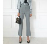 BGTEEVER Stylish High Waist Lace-up Female Straight Trousers Spring Summer Loose Pockets Women Floor-Length Wide Leg Pants