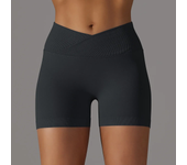 Women High Waist Workout Fitness Yoga Shorts Gym Push Up Yoga Leggings Scrunch Butt Seamless Sports Shorts