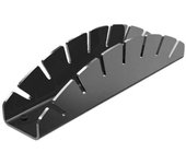 1/2Pcs Hat Organizer Baseball Cap Display Rack Acrylic 7 Caps Hat Holder for Baseball Clear Durable Hat Stand for Baseball Caps