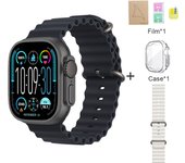 2025 New HK9 Ultra 2 MAX Smartwatch Bluetooth Call Heart Rate Detection Sports Mode Flashlight 1GB Memory AMOLED Compatible with Android IOS Smartwatch