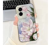 For Honor 90 Lite Case Fashion Flower Painted Bumper Square Silicone Soft Phone Back Cover For Honor 90 Lite Funda CRT-NX1 Coque