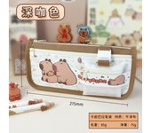 Kapibara large-capacity pencil case cross-border new stationery box for primary school students, value and cute pencil case.