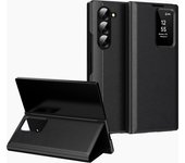 Book Stand For Samsung Z Fold 6 5 4 3 Fold5 Case Wallet Leather Windows Card Slot Cover