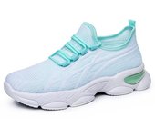 Zapatillas Deportivas para Mujer Suela Suave de Malla, Transpirables, Zapatillas de Correr al Aire Libre, Zapatillas Casuales con Cordones