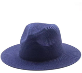 Tamaño grande 56-58 59-60 cm nuevo sombrero de paja Panamá Natural verano hombres mujeres ala ancha playa protección UV sombrero Fedora para el sol al por mayor
