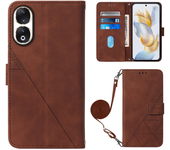 For Huawei Honor 90 Lite Honor 90 Lite Rea - An00 Solapa Magnética Ranura De Tarjeta Billetera Clip Tapa De Teléfono Móvil