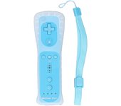 HD Home Game Console Media Remote Control Replacement Player Controller With Silicone Case Wristband 2 Vibration for Wii Light B