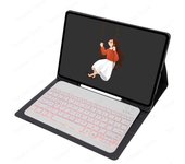 7-color Backlit Spanish Keyboard for Samsung Galaxy Tab S9 Ultra Keyboard Case 2023 SM-X910 X916B X918U Backlit Mouse