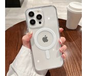 Clear Magsafe Wireless Charge Case For Apple iPhone 16 15 14 13 12 11 Pro Max Plus Mini Magnetic Acrylic Transparent Cover