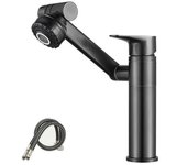 1080° Swivel Multifunction Bathroom Sink Faucet Hot Cold Mixer Crane Antique Bronze Deck Mounted Universal Water Taps