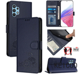 Para Samsung Galaxy A31 A32 A33 A34 A35 A40 A41 4G 5G EU Solapa Anti - Raspado Billetera Clip Carcasa De Enchufe
