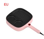 3 in 1 Electric Griddle 900W Personal Frying Pan Non-Stick Divided Grill Pan Skillet for Steak Egg Bacon Burger Pancake Sandwich