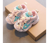 Zapatos para bebés de talla 21-36, zapatillas deportivas antideslizantes de malla transpirable para niños y niñas