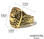 Anillo de juego Dark Souls  anillo de estilo Vintage de zafiro negro y rojo  anillos de Metal ajustables para mujeres y hombres  accesorios de joyería para disfraz  regalo
