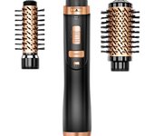 Nuevo peine de aire caliente 2 en 1 Plancha para rizar Peine para rizar multifuncional Secador de pelo de iones negativos Peine para el cabello liso