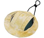 Adjustable Cat Dog Sunshade Hat with Ear Hole Funny Pet Sun Hat Elegant Tie-dyed Style Cat Baseball Cap Puppy Accessories