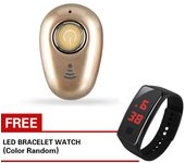 VAORLO S650 Mini Invisible Ture Wireless Earphone Noise Cancelling Stereo Bluetooth Headset With Mic Calling For iPhone Android
