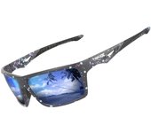 KAPVOE Gafas de Ciclismo Polarizadas con Intercambiables TR90 Gafas de Sol Deportivas Mujeres Hombres Running MTB Bicic