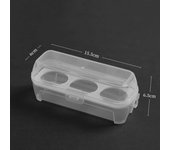 3/4/8 Grids Egg Box High Quality Anti-fall Kitchen Tools Egg Storage Box Container Transparent Egg Holder For Outdoor Camping
