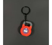 for Gym Lovers Barbell Gifts Workout Fiess Gift Silicone Weightlifting Weight Plate Keychain
