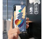 Card bag Cover Phone Case For Huawei P40 Lite E/Y7P/Honor 9C TPU Back Cover Full wrap Soft case Cartoon Cute Waterproof